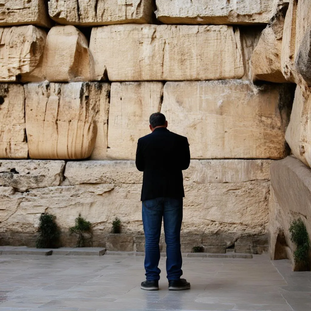 Praying at the Western Wall